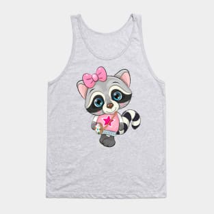 Cute Raccoon Tank Top